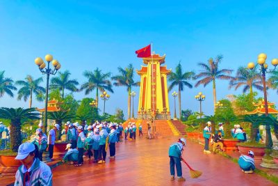 TRƯỜNG TIỂU HỌC NGHĨA HẢI BÀI HỌC 22/12 KHÔNG CÓ BẢNG ĐEN, PHẤN TRẮNG NHƯNG THẤM SÂU LÒNG YÊU NƯỚC