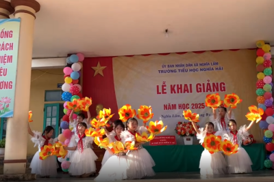 LỄ KHAI GIẢNG NĂM HỌC 2025 – 2026 CỦA TRƯỜNG TIỂU HỌC NGHĨA HẢI: ẤM ÁP, Ý NGHĨA VÀ ĐẶC BIỆT