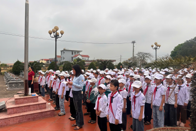 HỌC SINH KHỐI 3 TRƯỜNG TIỂU HỌC NGHĨA HẢI  MỘT CHUYẾN ĐI – MỘT BÀI HỌC VỀ LÒNG BIẾT ƠN