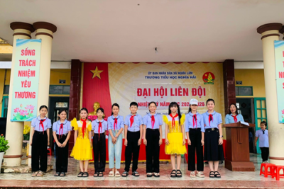 KHỞI ĐẦU MỚI – NHIỆM VỤ MỚI – THÀNH CÔNG MỚI. ĐẠI HỘI LIÊN ĐỘI TRƯỜNG TIỂU HỌC NGHĨA HẢI NĂM HỌC 2025 – 2026